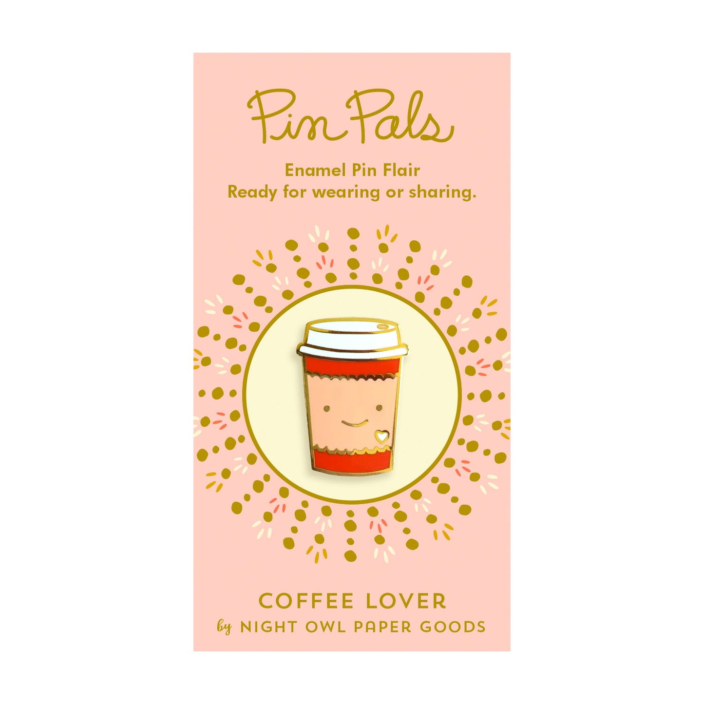 Coffee Lover Enamel pin