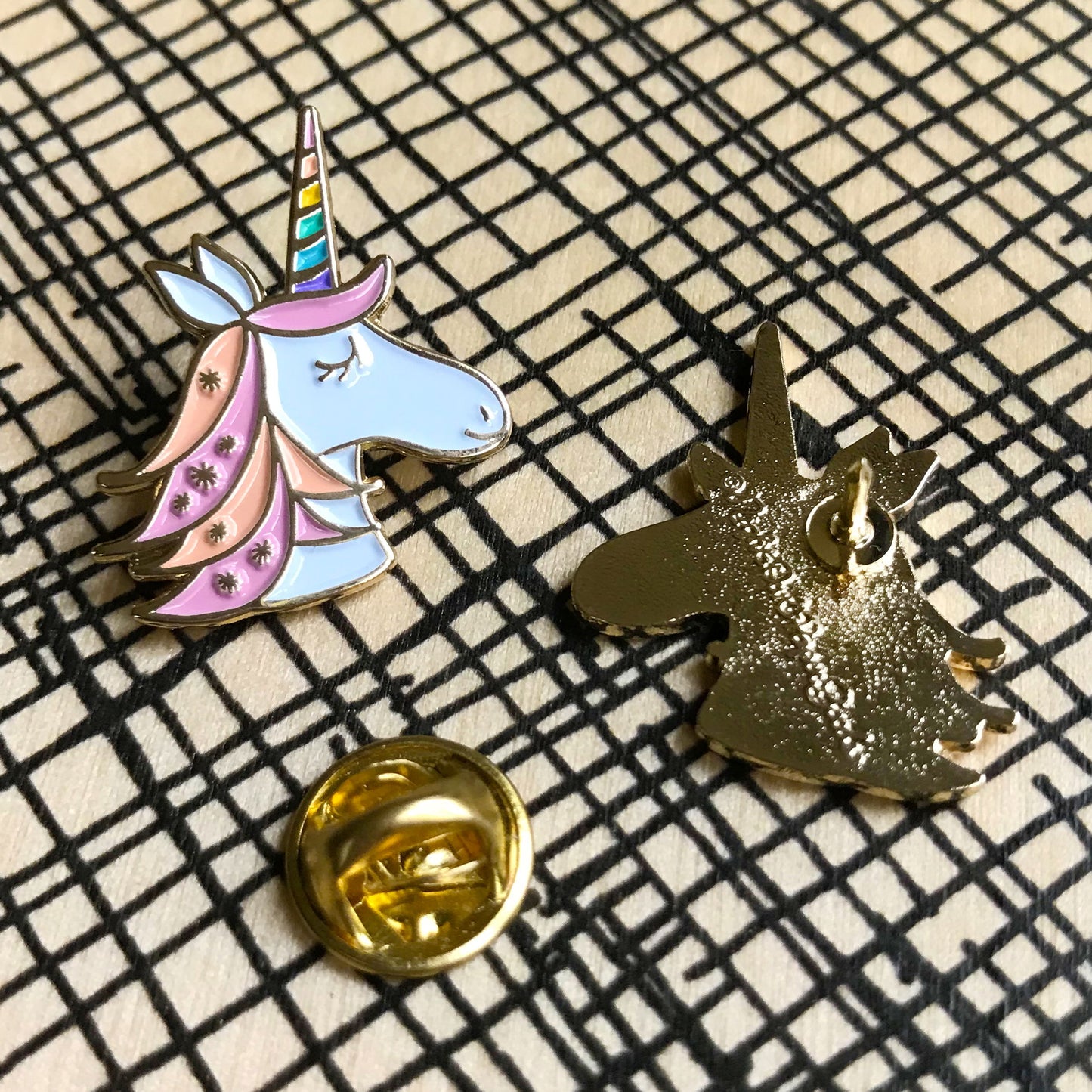 Unicorn Enamel pin