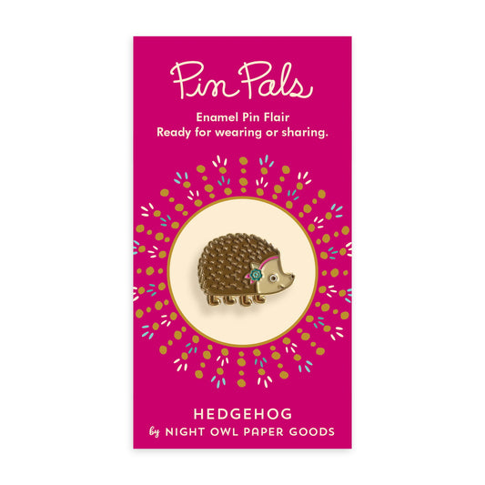 Hedgehog Enamel pin