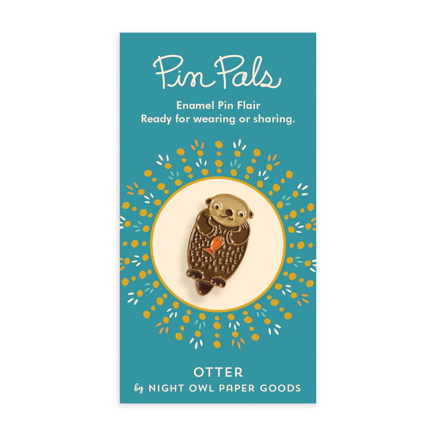 Otter Enamel pin
