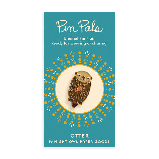 Otter Enamel pin