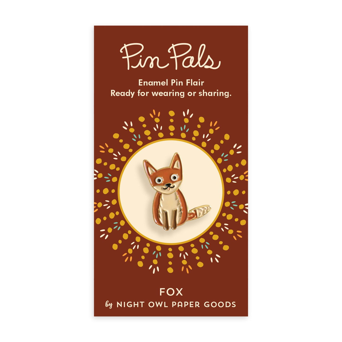 Fox Enamel pin