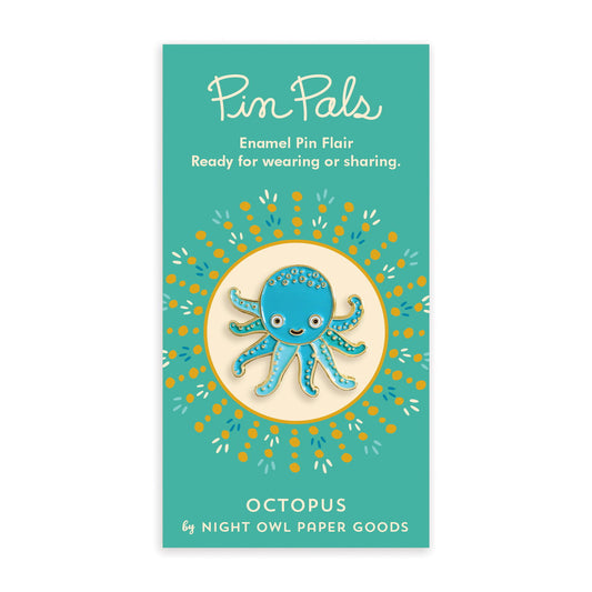 Octopus Enamel pin