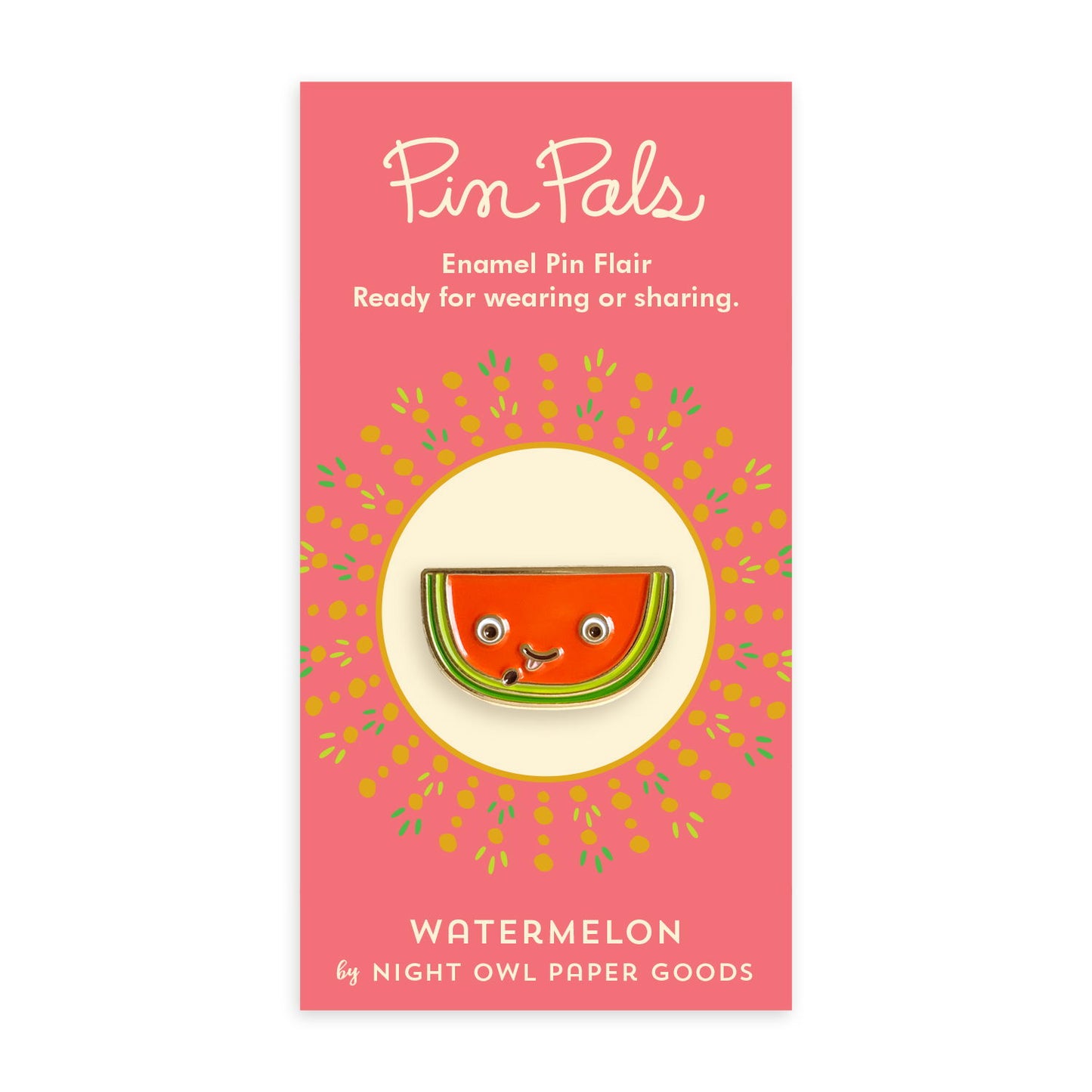 Watermelon Enamel pin