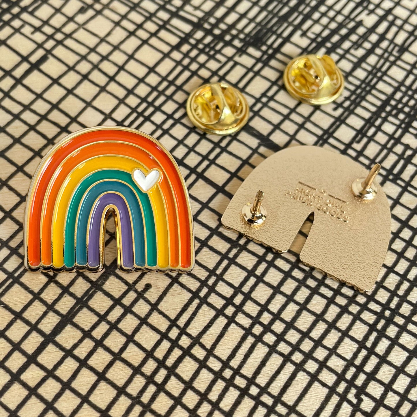 Rainbow Vibes Enamel pin