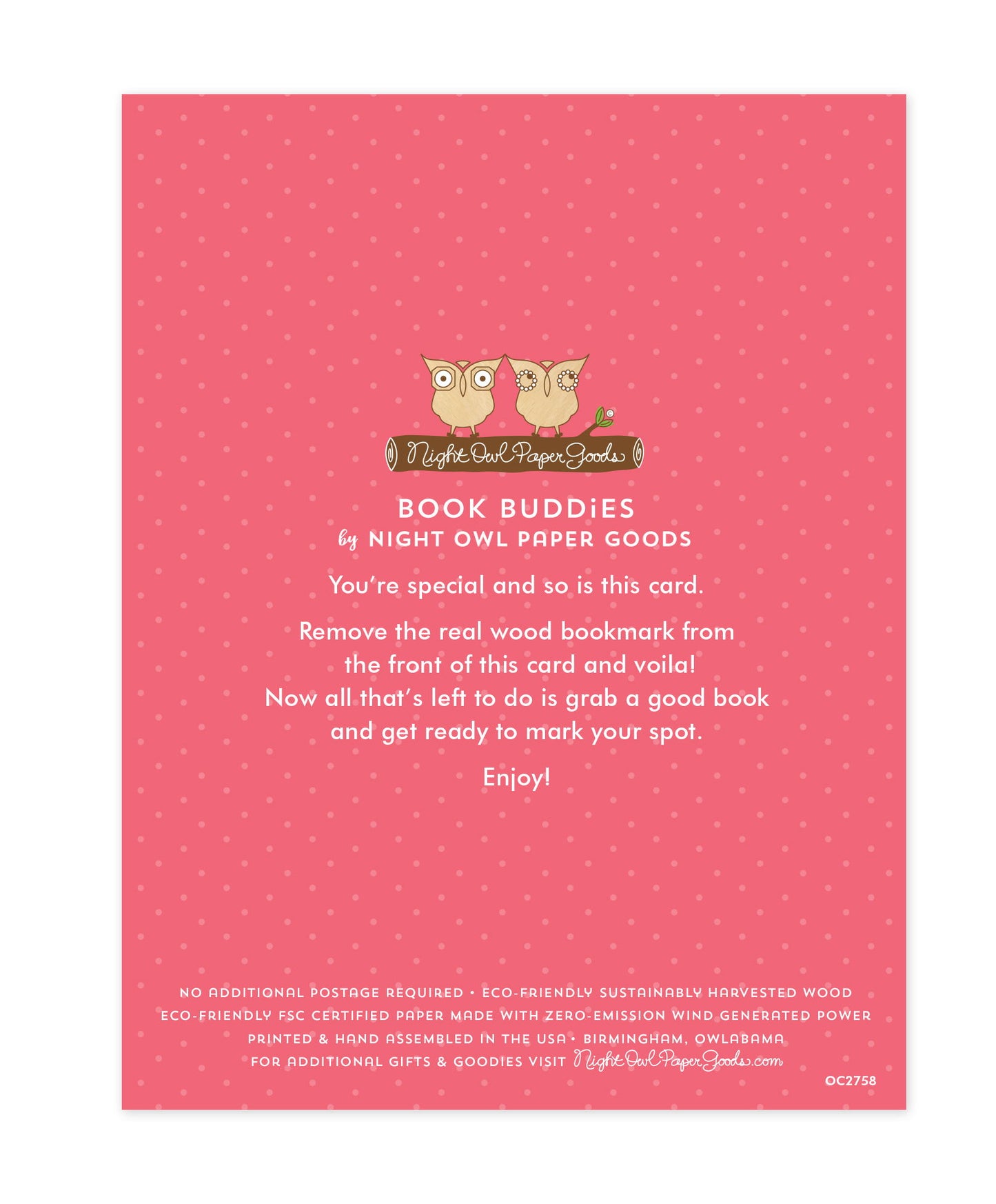 Back of Card