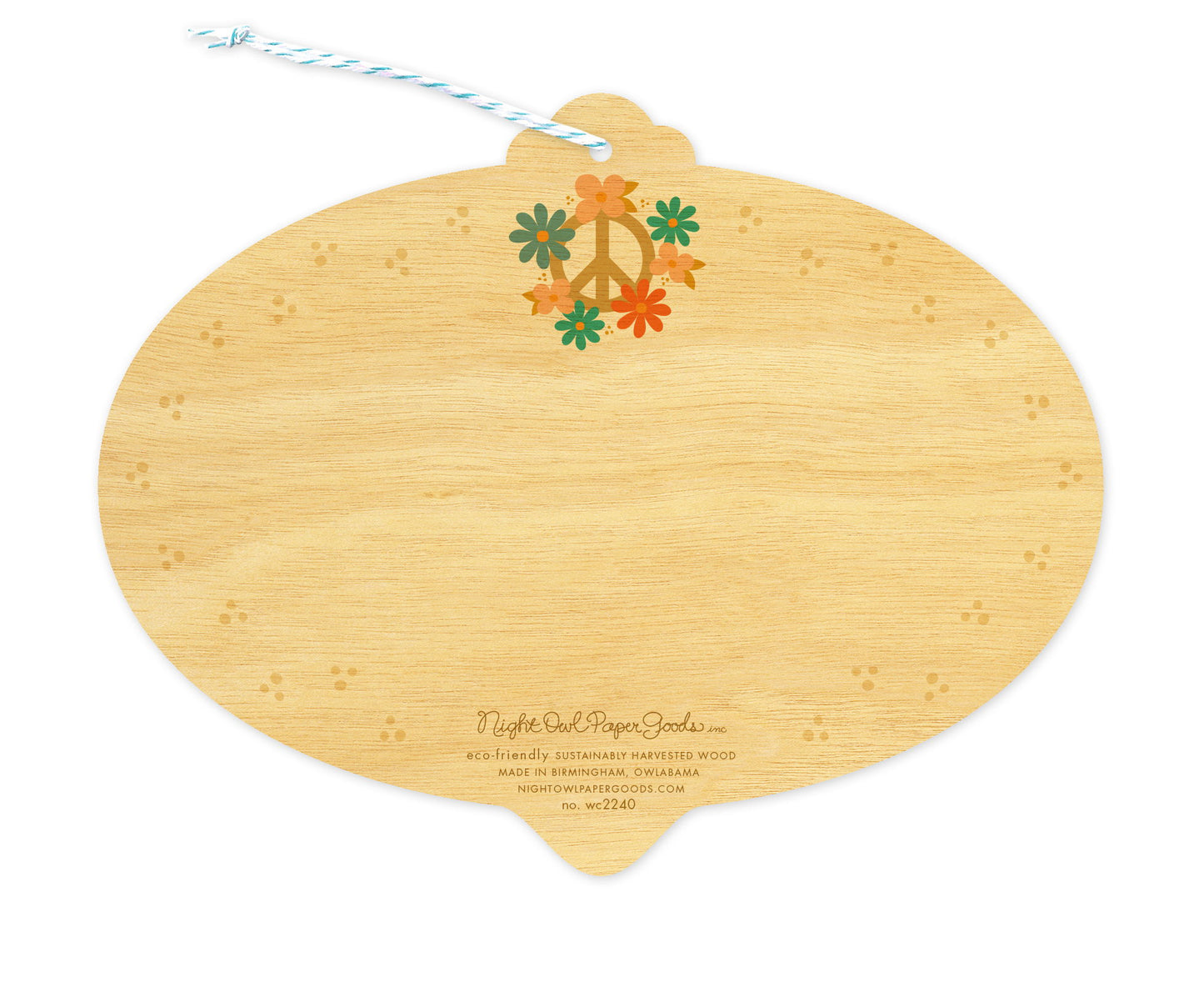 Photo of Peace Bulb Ornament