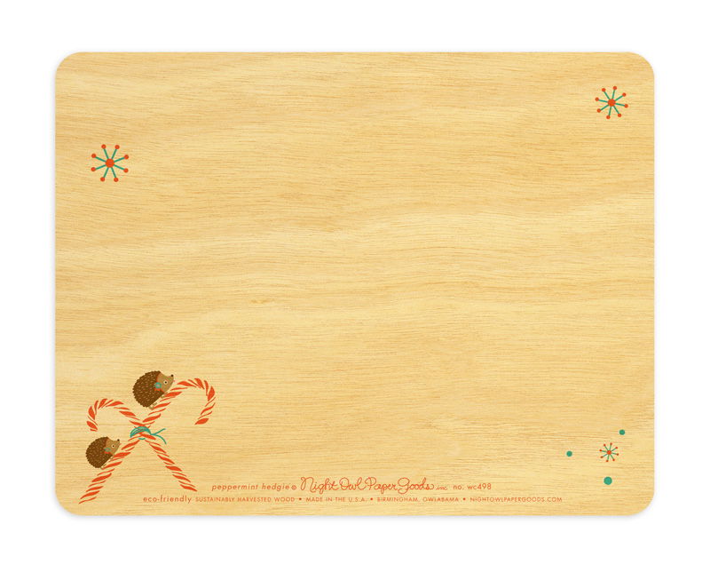 Peppermint Hedgie Wood Single