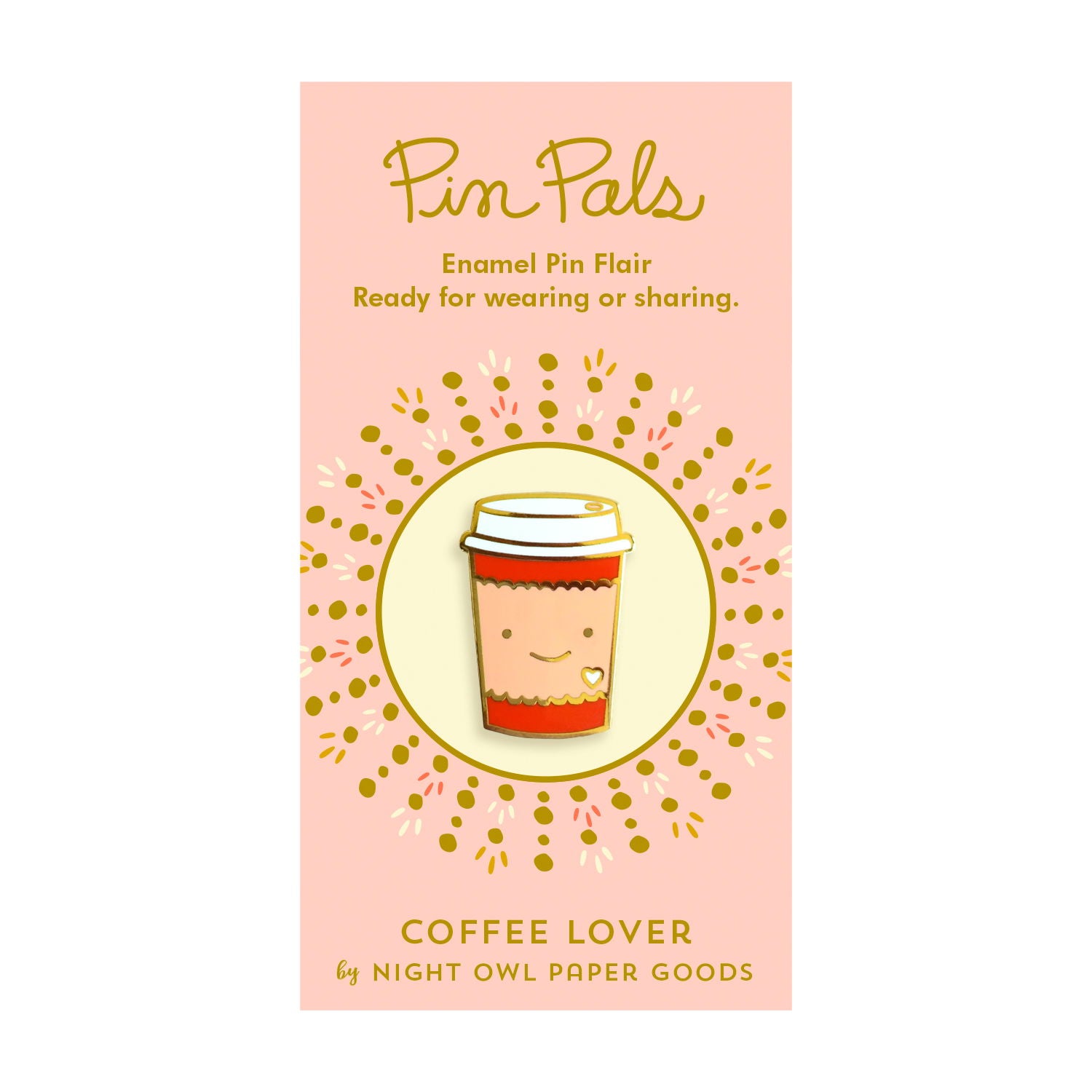 Coffee Lover Enamel pin