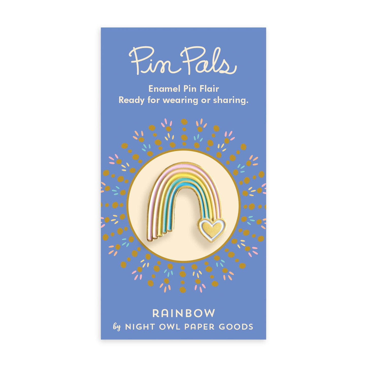 Rainbow Enamel pin