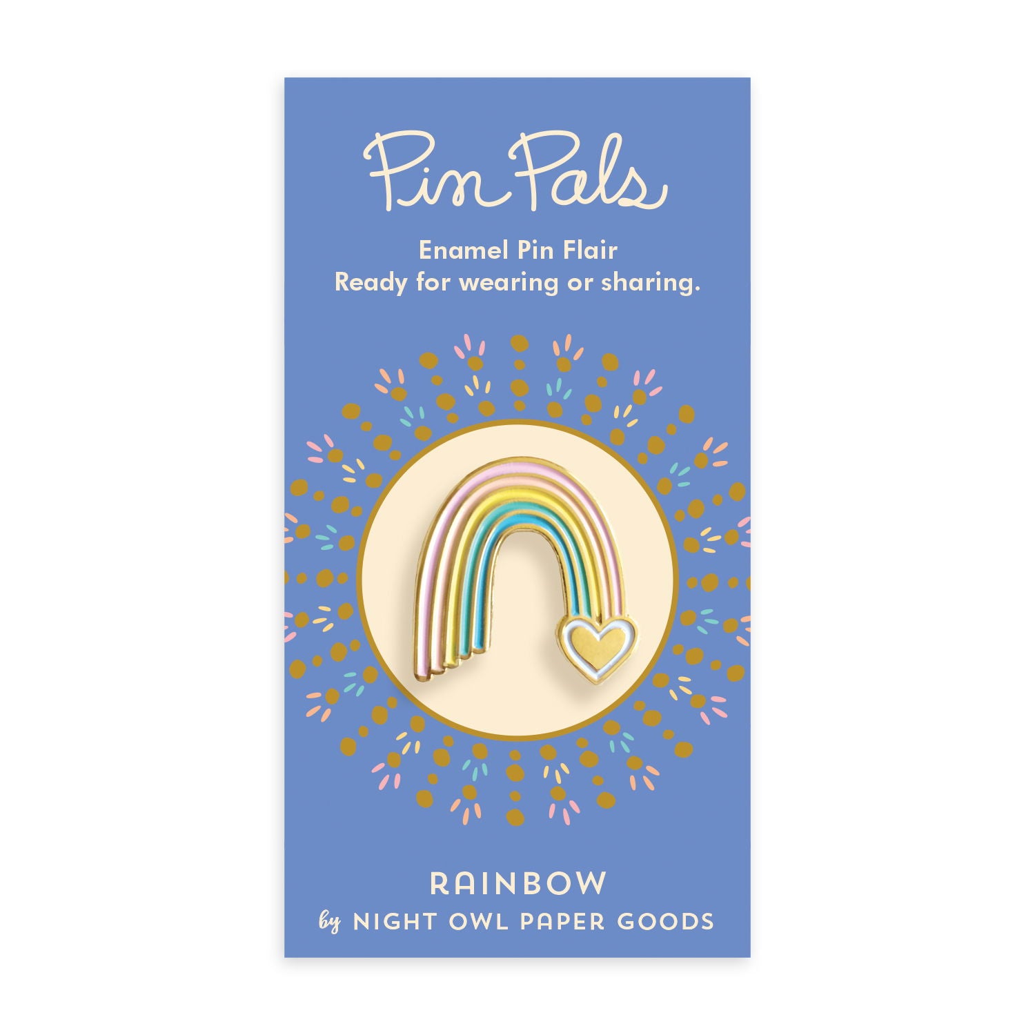 Rainbow Enamel pin
