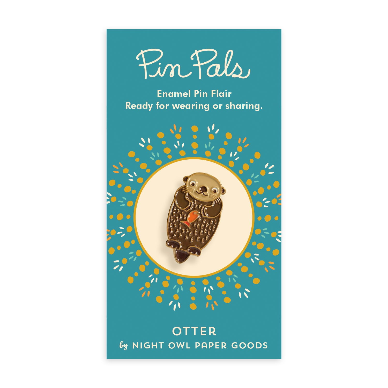 Otter Enamel pin
