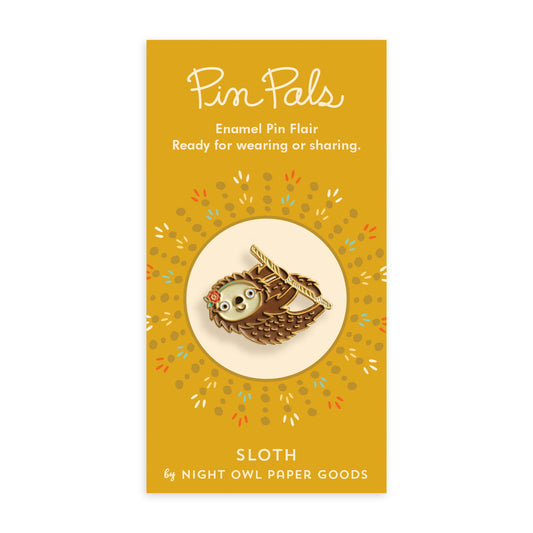 Sloth Enamel pin