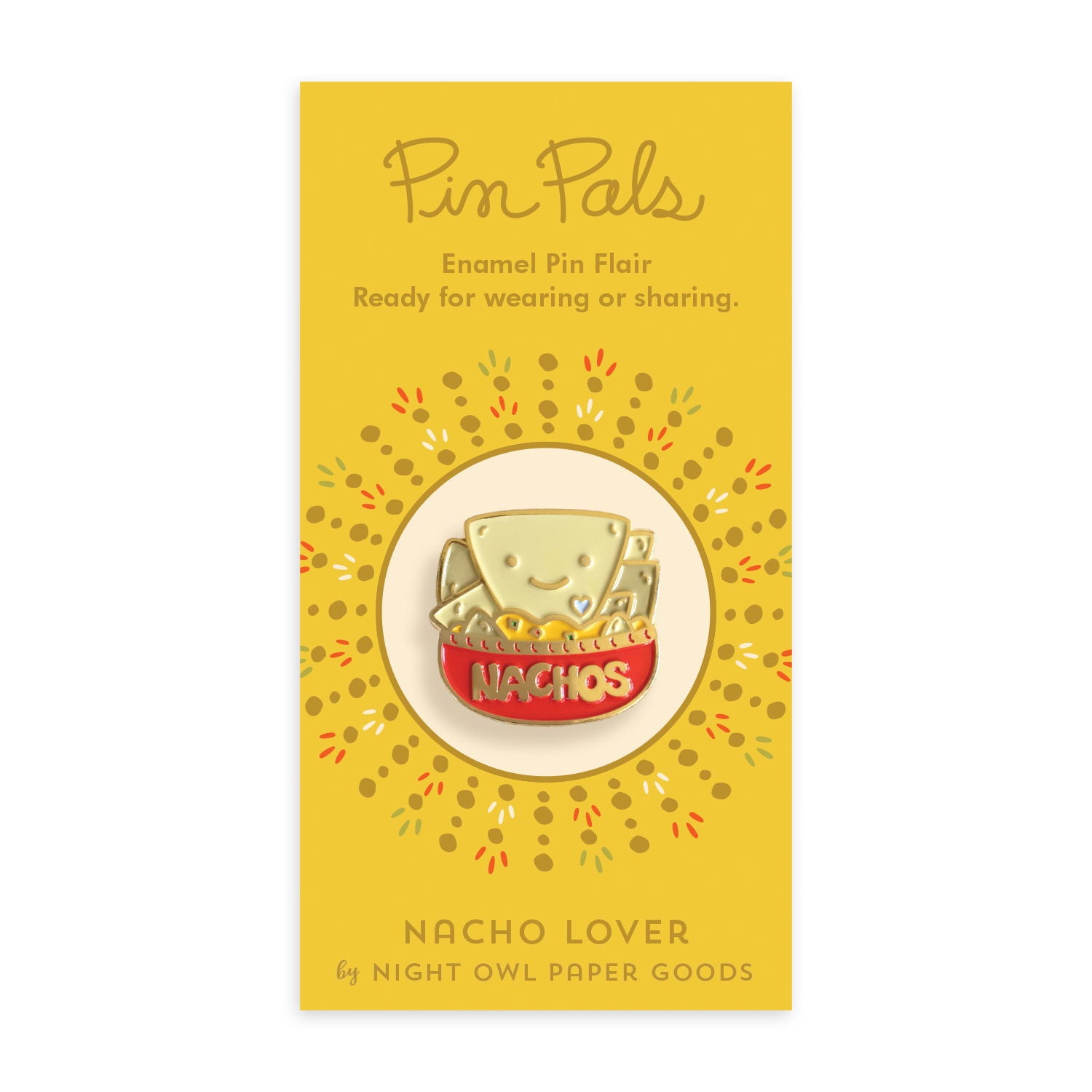 Nacho Lover Enamel pin
