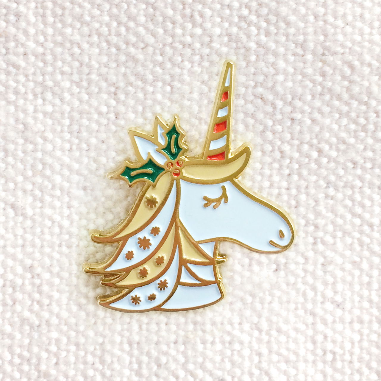 Holiday Unicorn Enamel pin