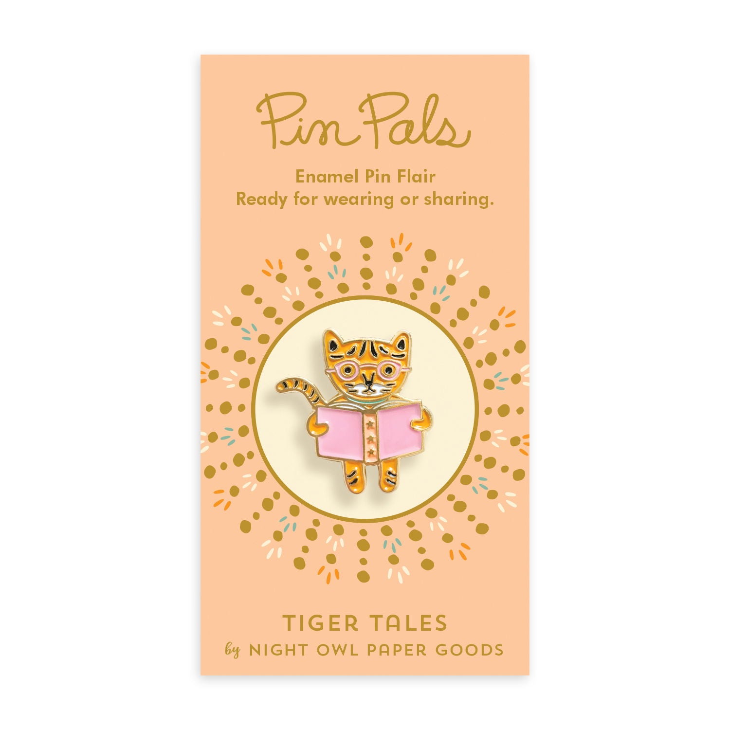 Tiger Tales Enamel pin