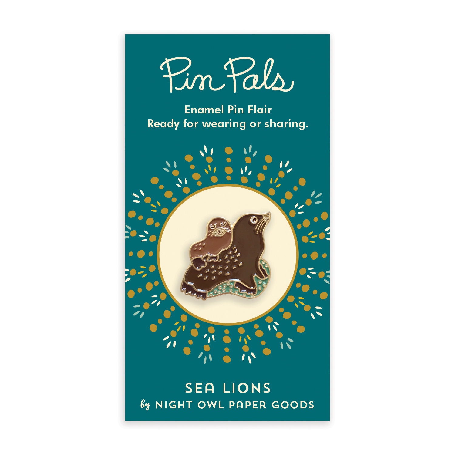 Sea Lions Enamel pin