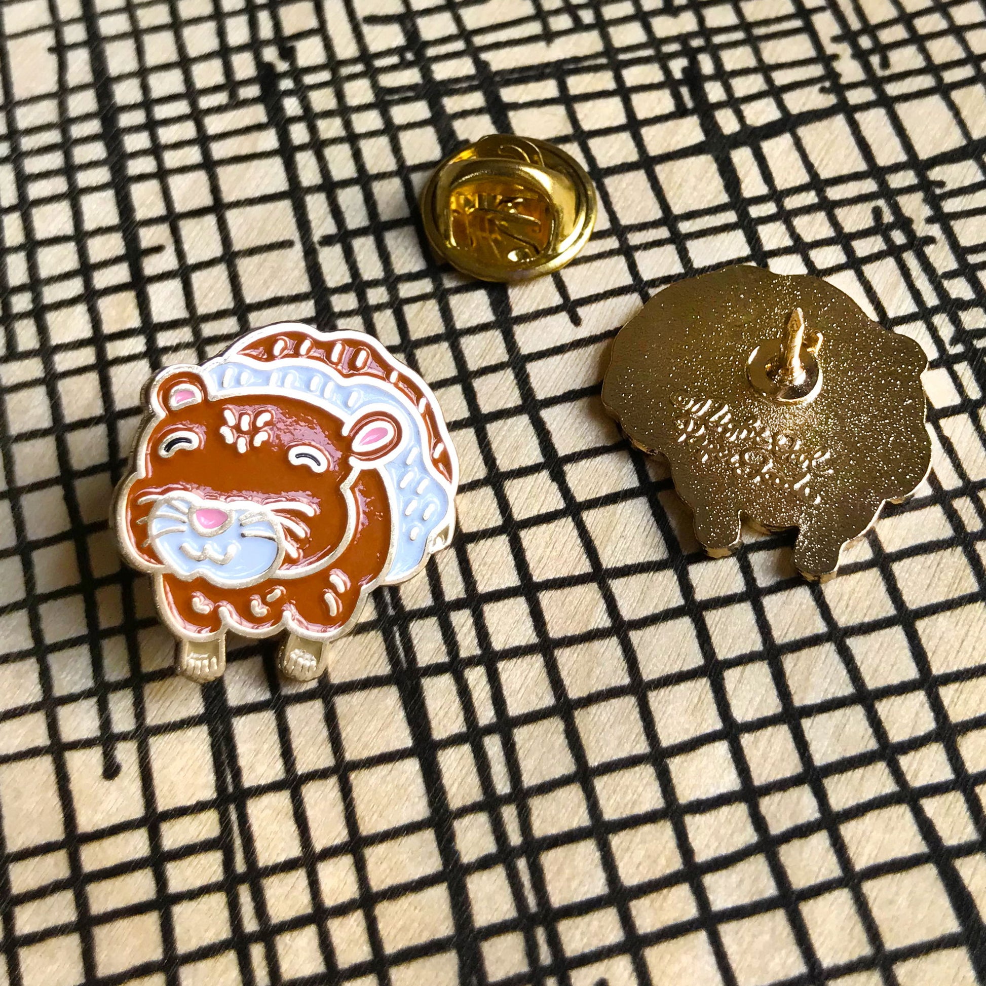 Furry Friend Enamel pin
