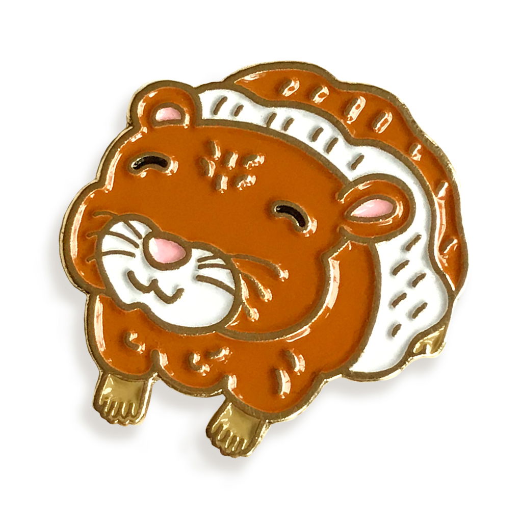 Furry Friend Enamel pin