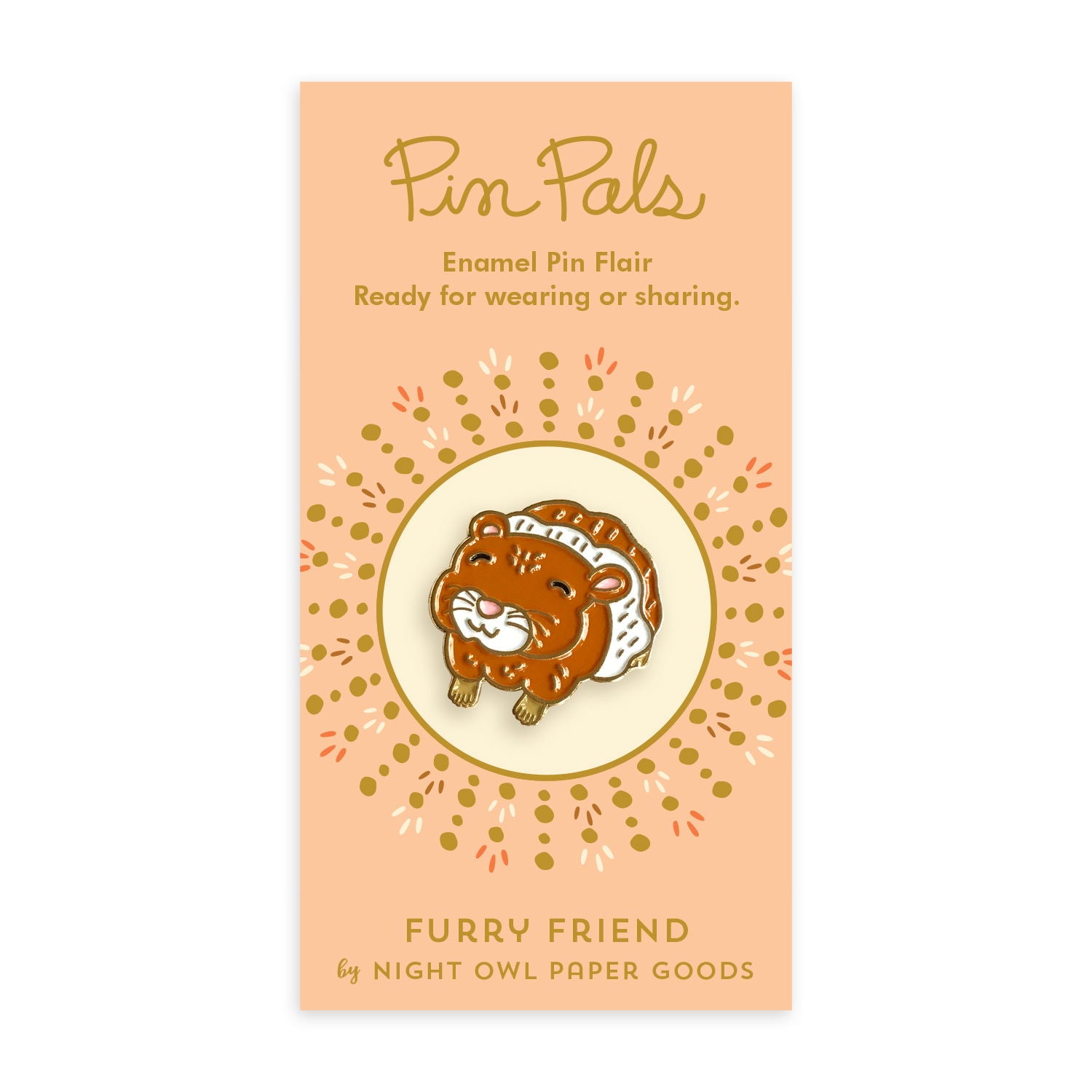 Furry Friend Enamel pin