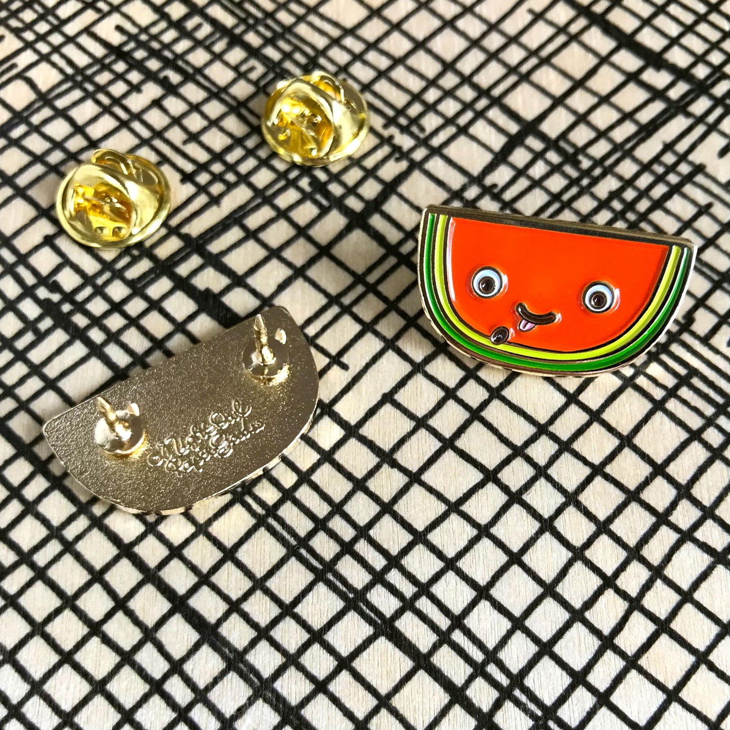 Watermelon Enamel pin