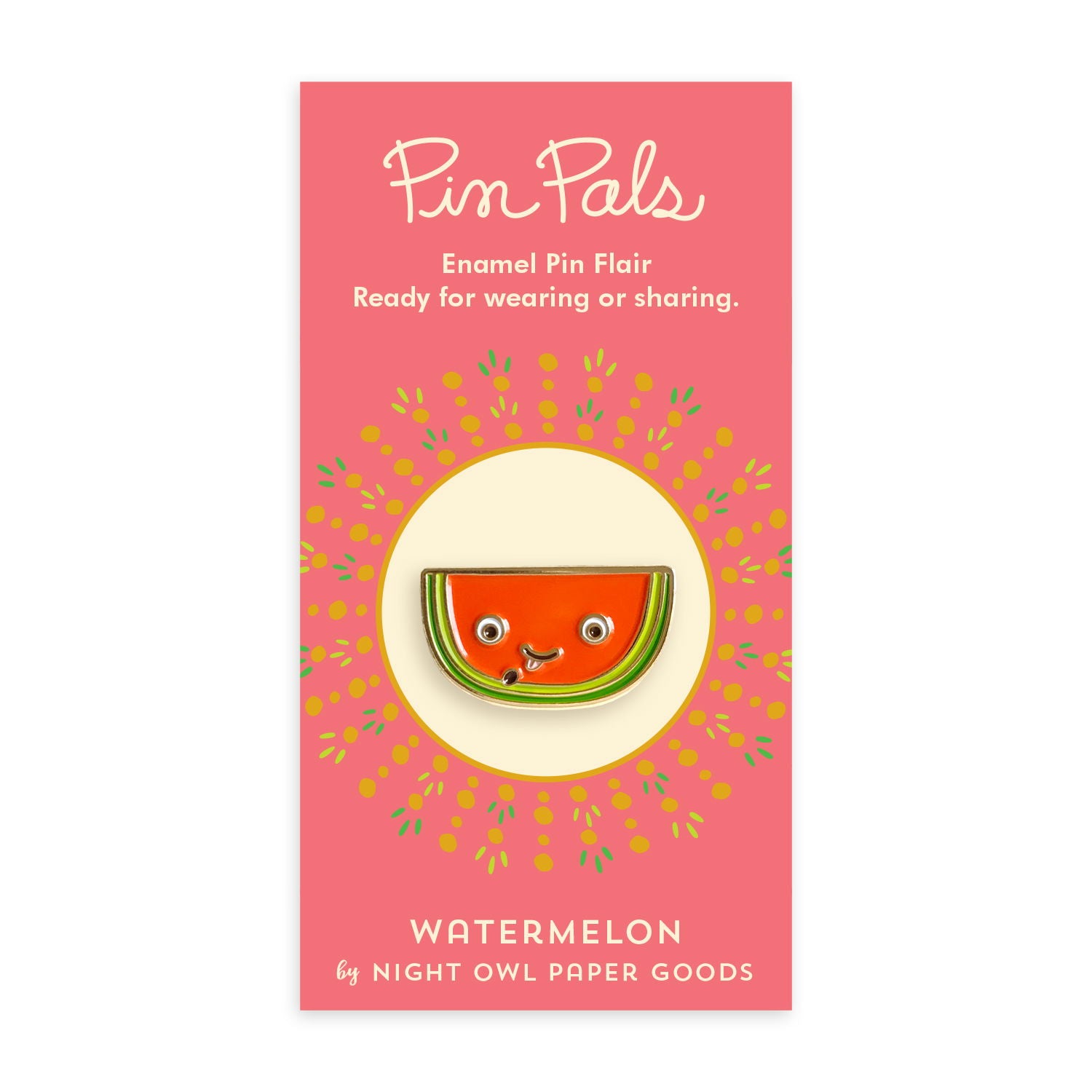 Watermelon Enamel pin