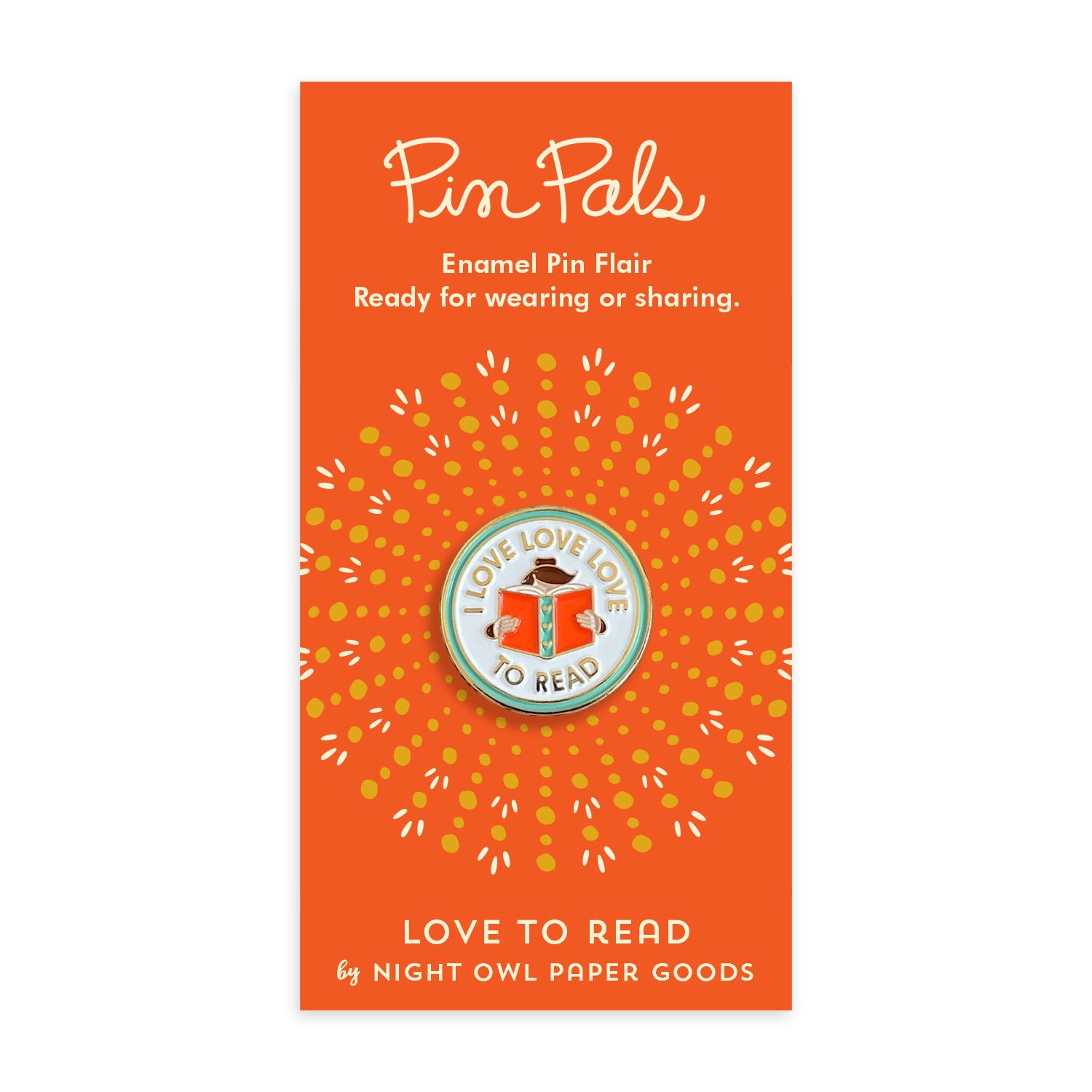 Love to Read Enamel pin
