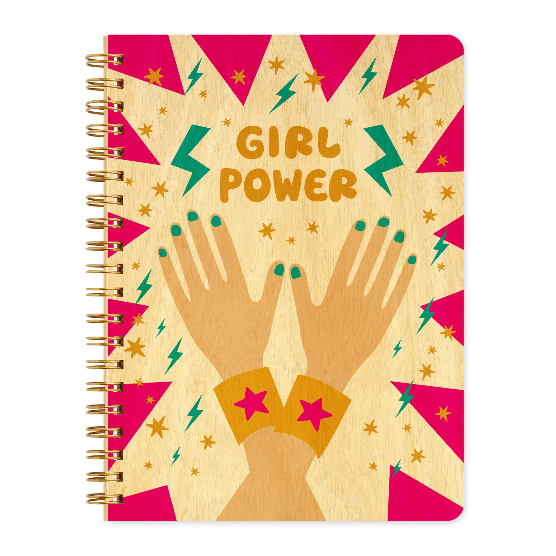 Girl Power Wood Journal