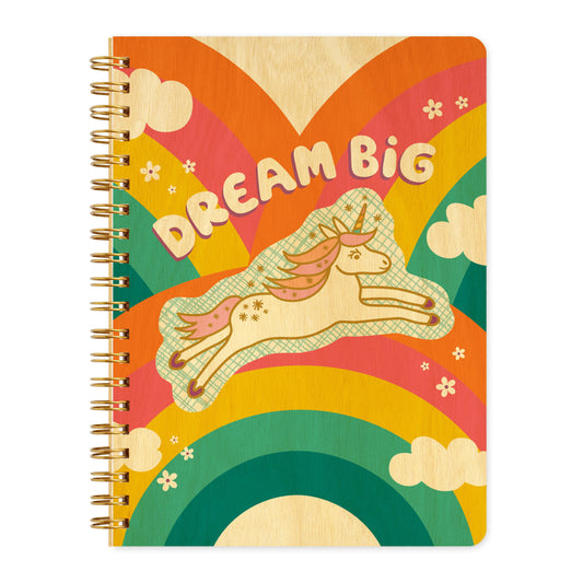 Dream Big Wood Journal
