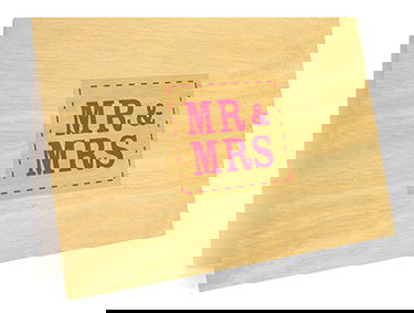 Mr & Mrs Thank You Card