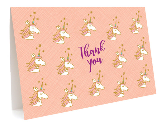 Unicorn Thank You Card