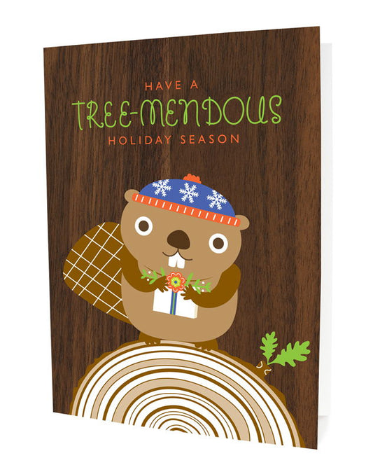 Critter Gift 'Have a Tree-Mendous Holiday Season'