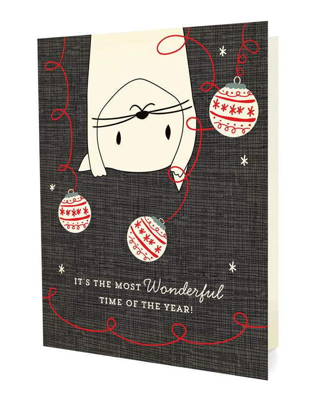 Photo of Crazy Kitty Holiday Cards & Enamel Pin Set