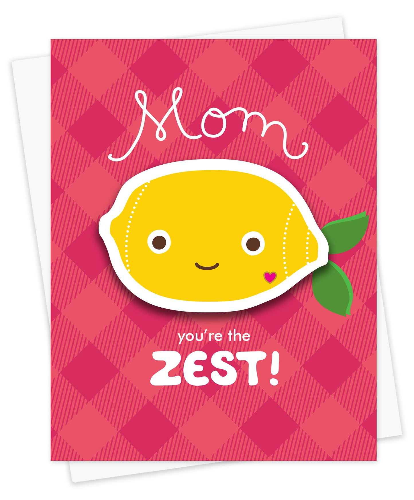 Mom Zest Sticker Mother's Day Card