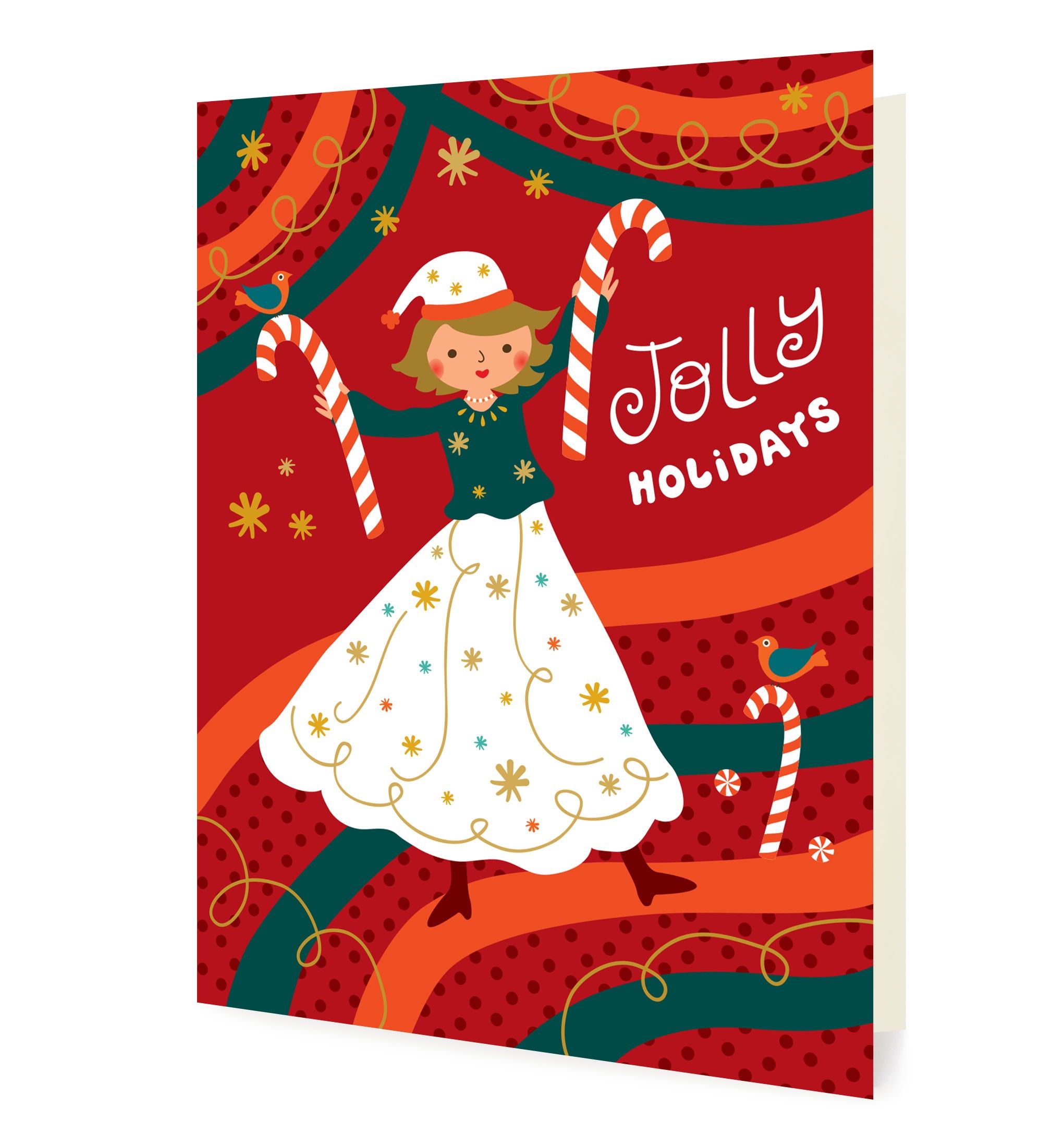 Night Owl Paper Goods Golden New Year Holiday Cards, 10-Pack by Night Owl Paper Goods Golden New Year Holiday Cards, 10-Pack by