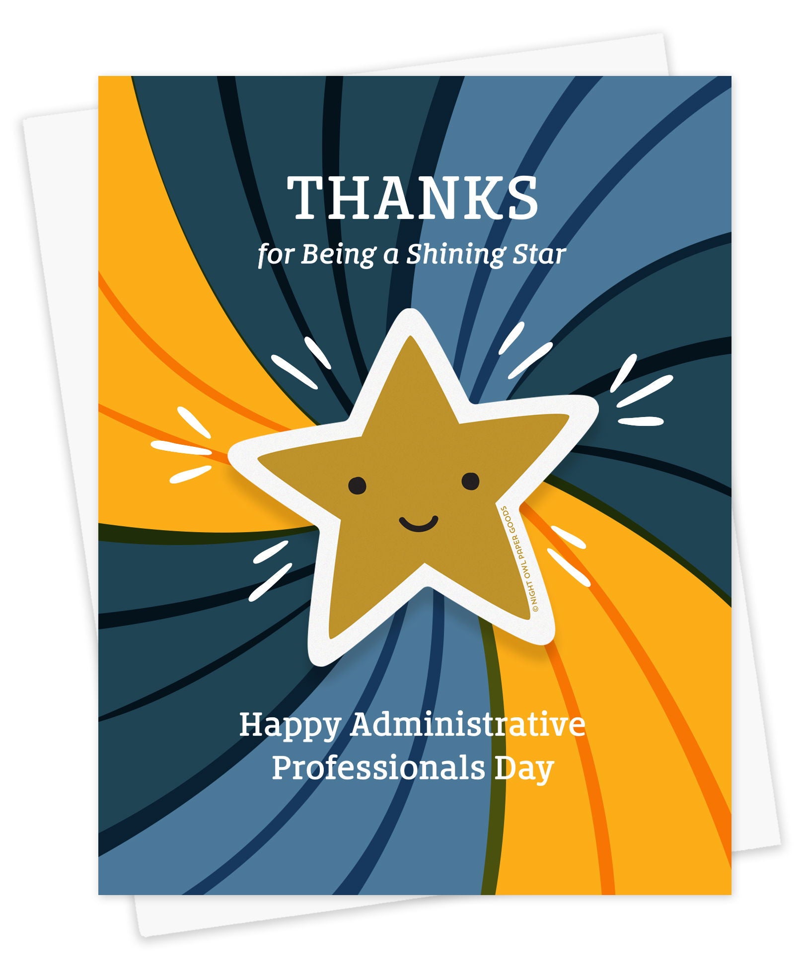 Hello Admin Sticker Shining Star Admin Sticker Admin Professionals Day Card – Night Owl ...