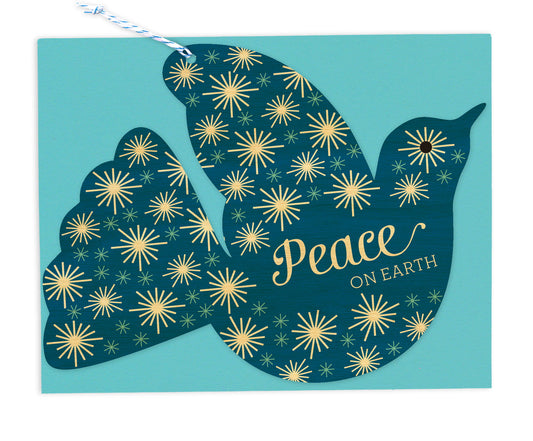 Dove Wood Holiday Card & Ornament