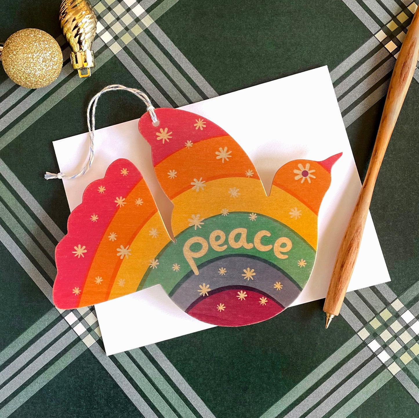 Photo of Rainbow Dove Ornament