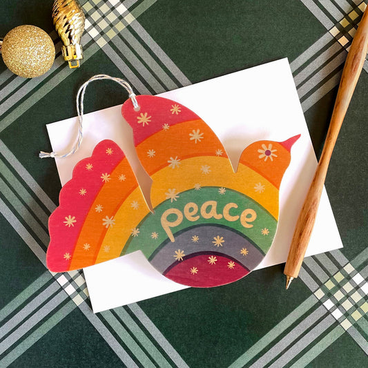 Photo of Rainbow Dove Ornament