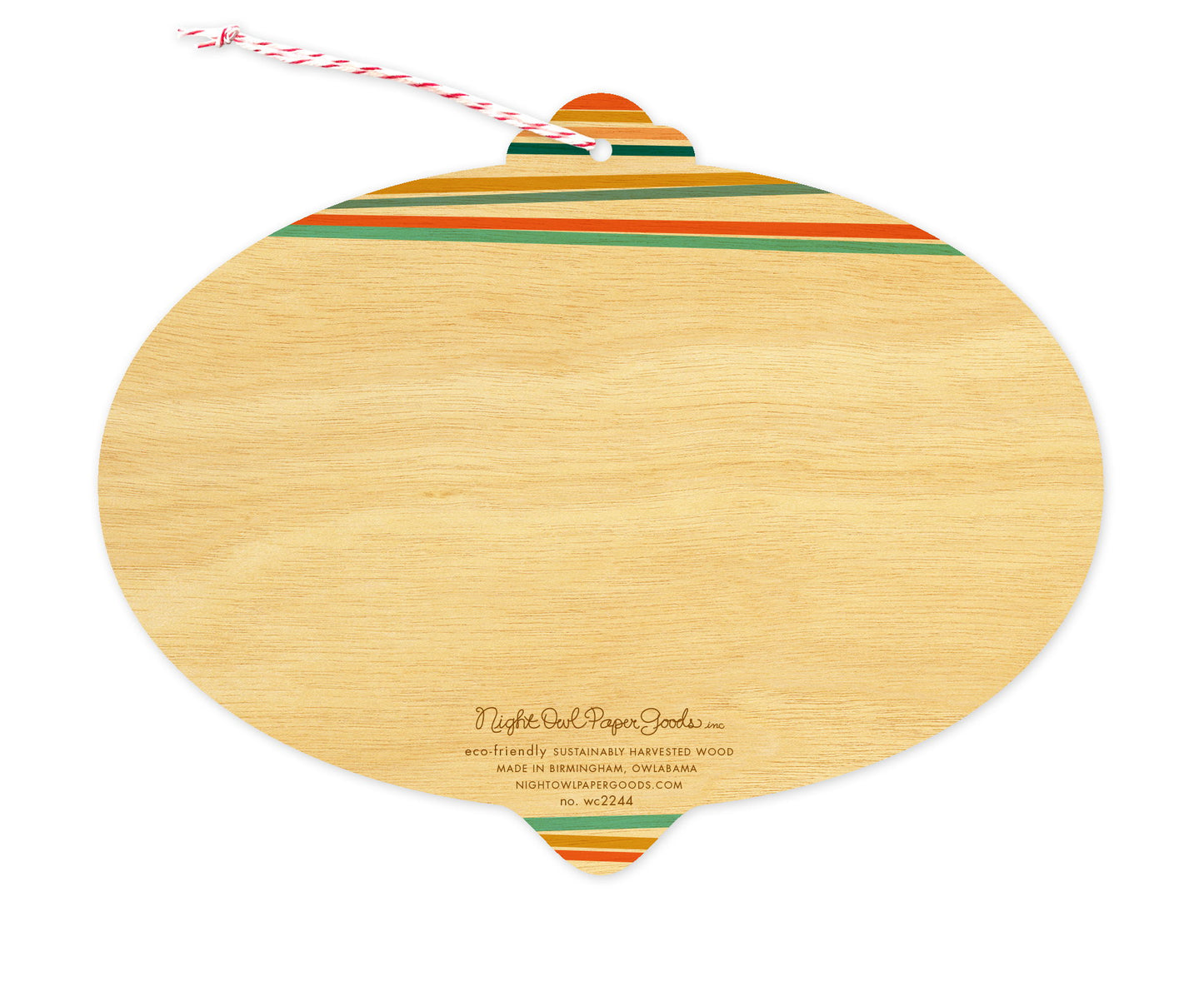 Photo of Happy Stripes Ornament