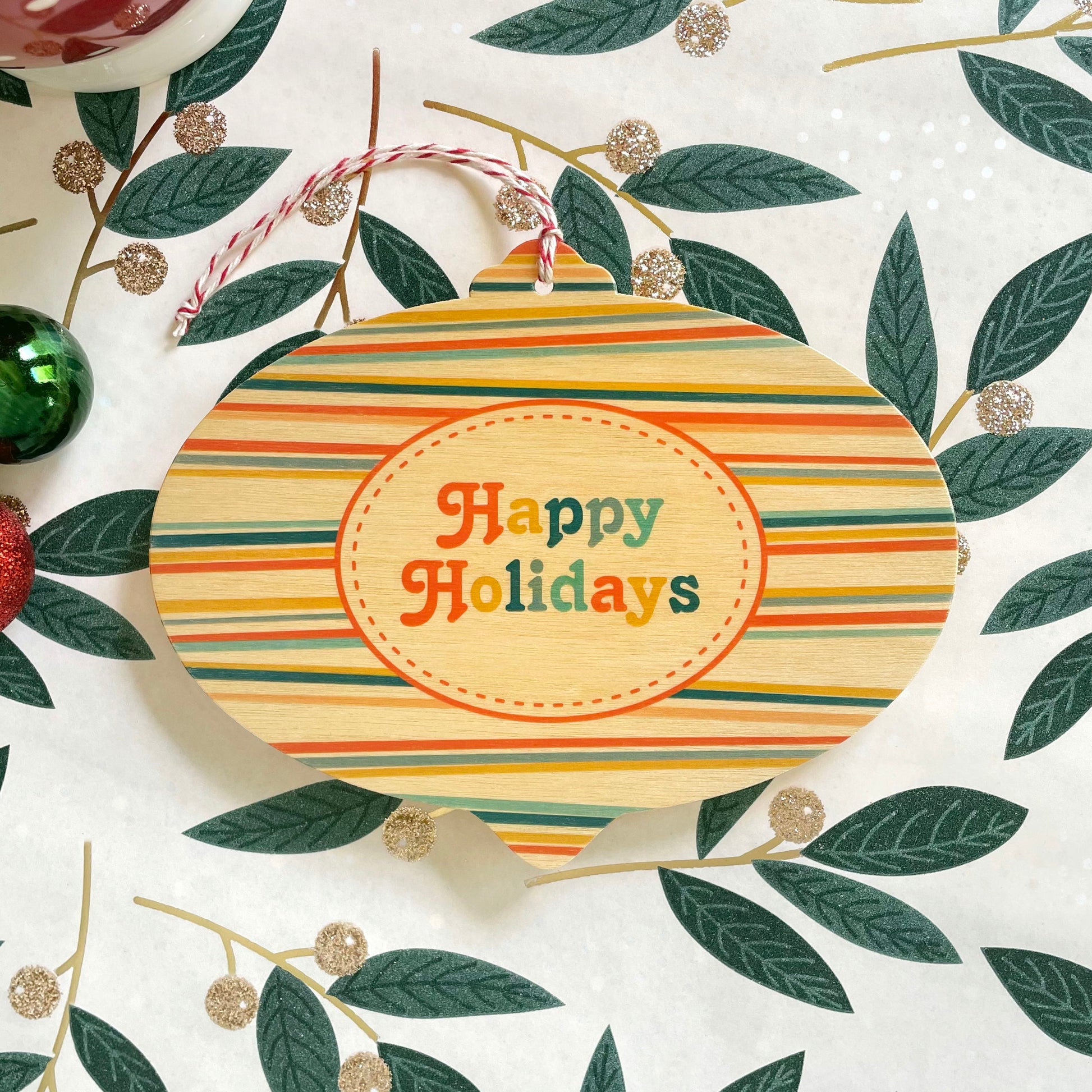 Photo of Happy Stripes Ornament