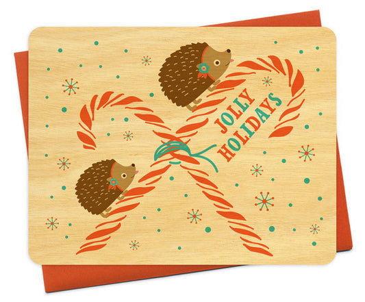 Peppermint Hedgie Wood Single