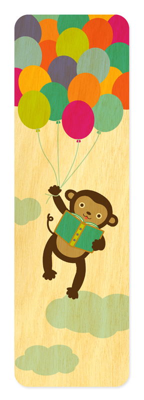 Photo of Reading Monkey • Bookmark