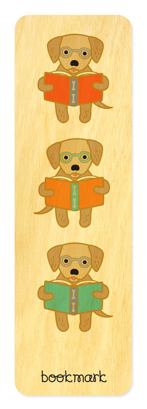 Photo of Reading Retriever • Bookmark