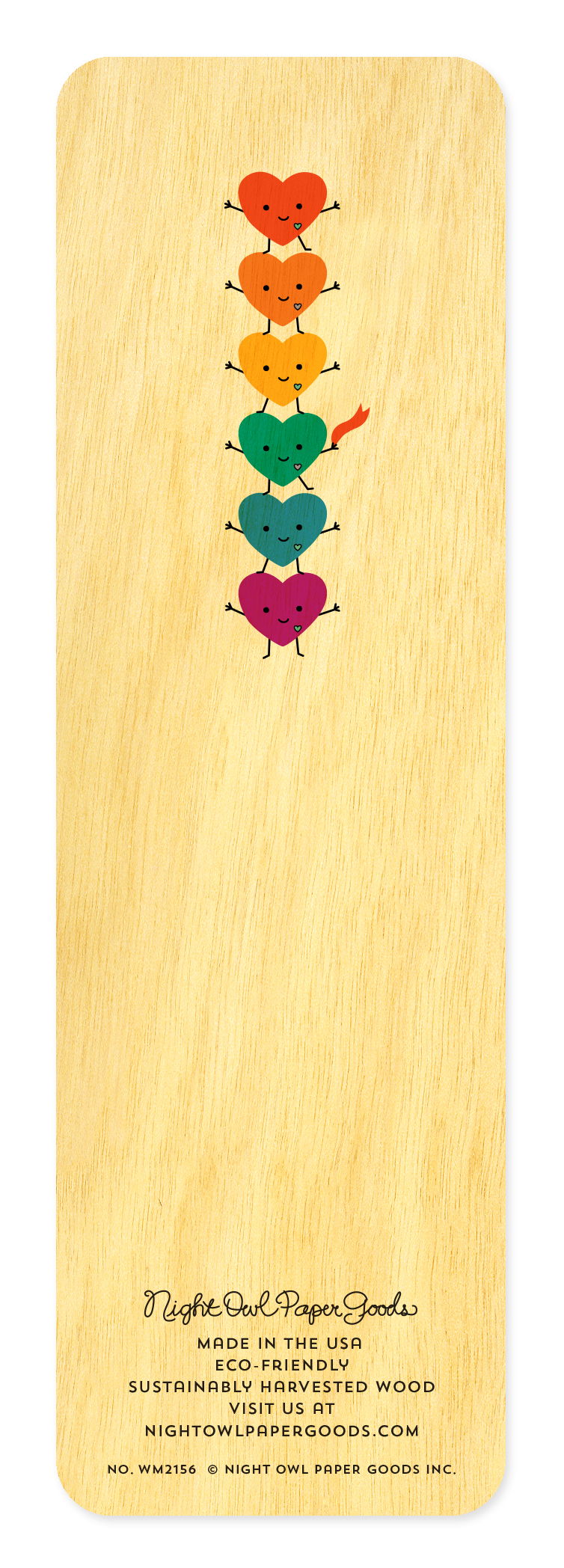 Photo of Rainbow Hearts • Bookmark