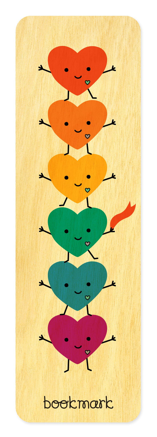 Photo of Rainbow Hearts • Bookmark
