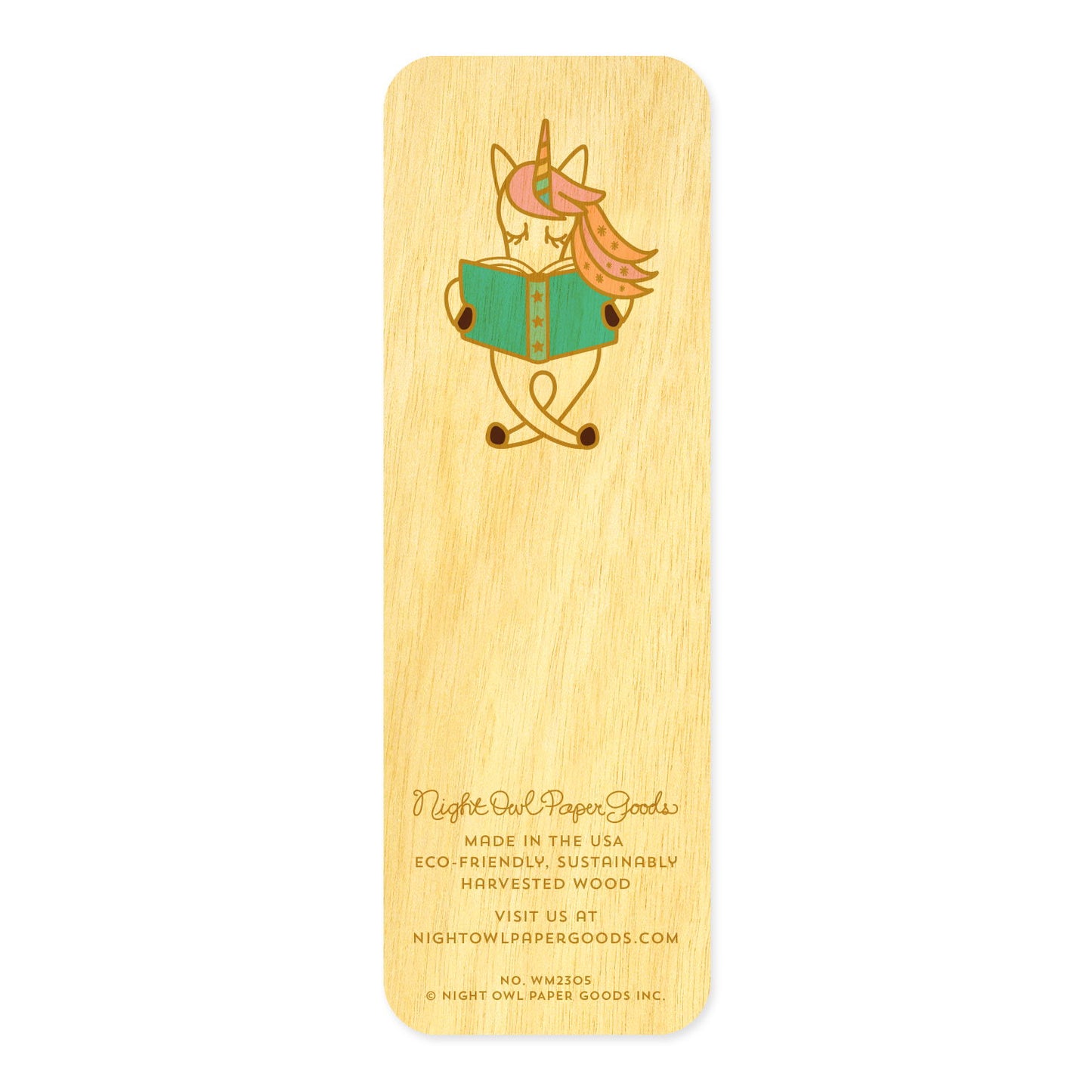 Photo of Reading Unicorn • Mini Bookmark