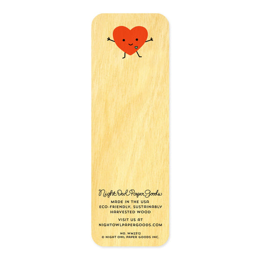 Hearts Mini wood bookmark